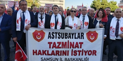 Samsun’da “Astsubay Hak Arama Mücadelesi” Programı Gerçekleştirildi